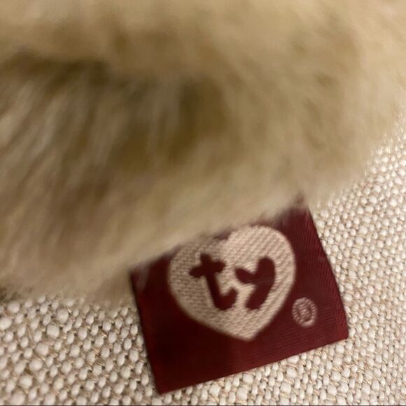 Ty Attic Treasures Collection Bear Dickens Jointed Tan Plush Stuffed Animal 8” - Picture 7 of 16